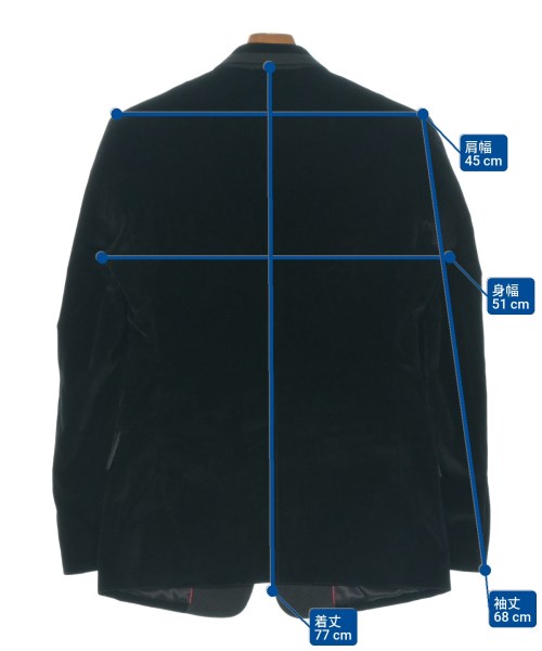 DOLCE&GABBANA（ドルチェアンドガッバーナ）カジュアルジャケット 黒 サイズ:48(L位) メンズ/2200641852015