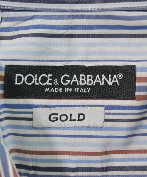 DOLCE&GABBANA（ドルチェアンドガッバーナ）ドレスシャツ 青 サイズ:16(L位) メンズ/2200641852022
