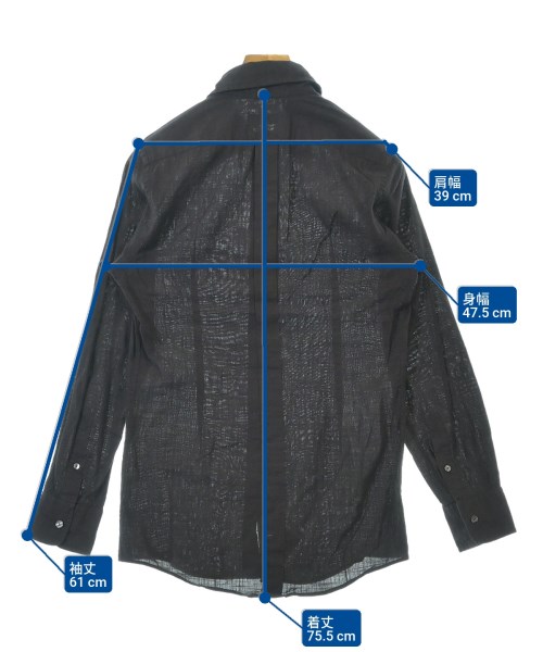 DOLCE&GABBANA（ドルチェアンドガッバーナ）カジュアルシャツ 茶 サイズ:38(S位) メンズ/2200640661069