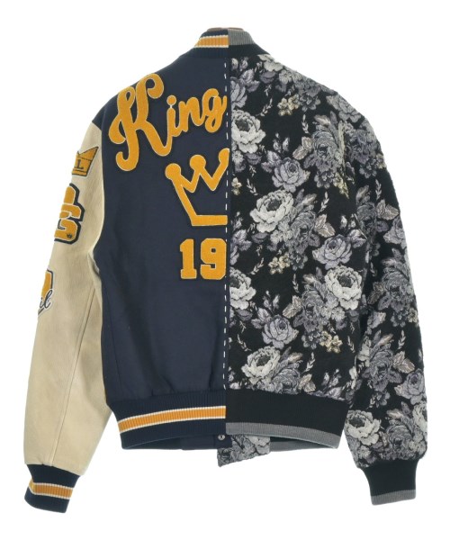 DOLCE&GABBANA（ドルチェアンドガッバーナ）スタジャン 紺 サイズ:46(M位) メンズ/2200644344012