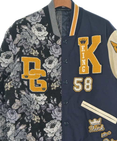 DOLCE&GABBANA（ドルチェアンドガッバーナ）スタジャン 紺 サイズ:46(M位) メンズ/2200644344012