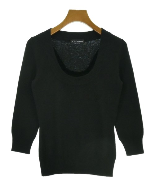 DOLCE&GABBANA(ドルチェアンドガッバーナ)ニット・セーター 黒 サイズ:38(S位)/2200644799119