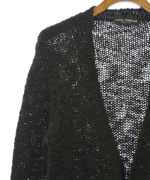DOLCE&GABBANA（ドルチェアンドガッバーナ）カーディガン 茶 サイズ:46(M位) メンズ/2200571650019