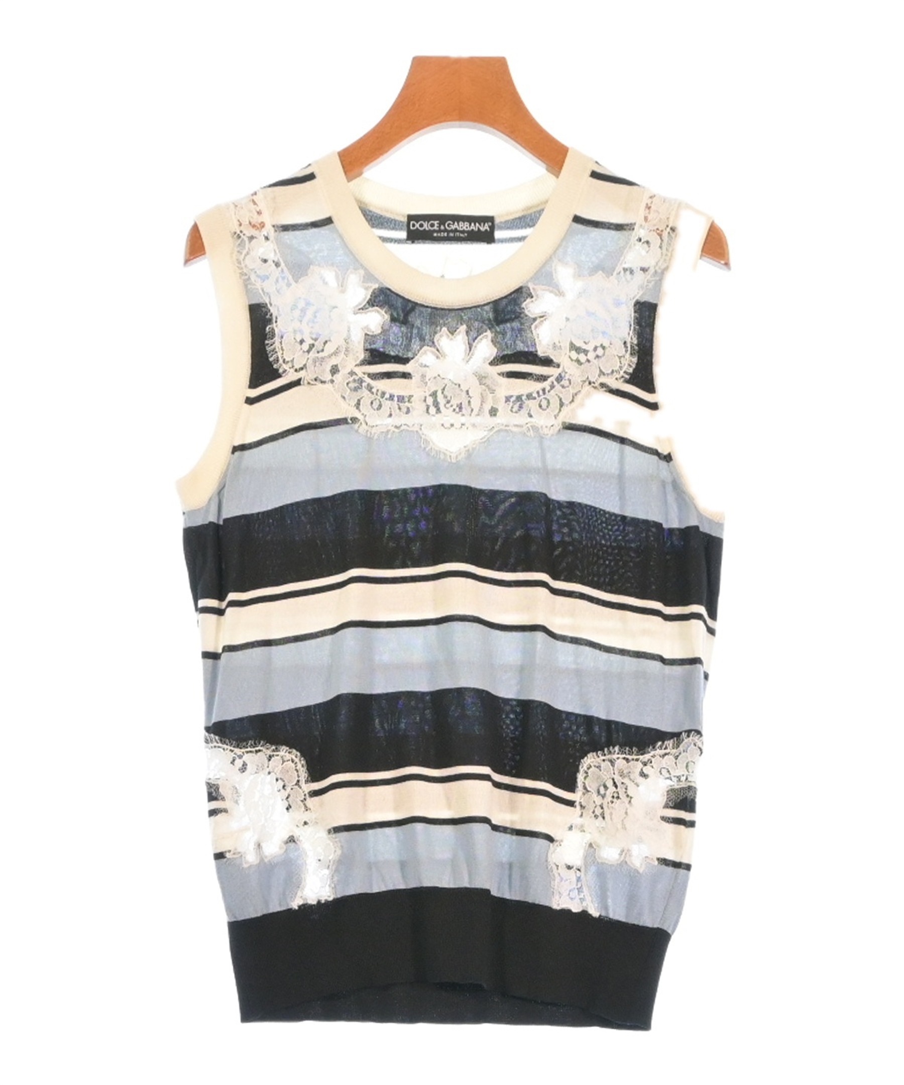 DOLCE&GABBANA（ドルチェアンドガッバーナ）ベスト 紺 サイズ:40(M位