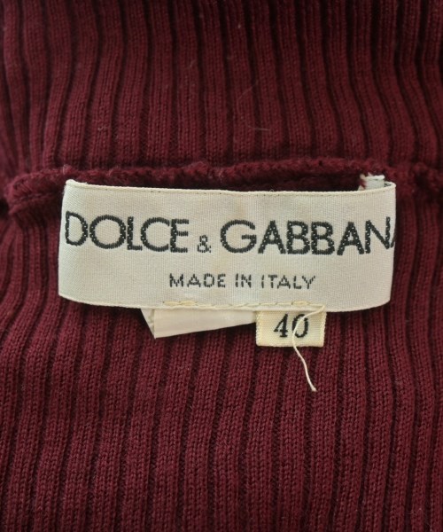 DOLCE&GABBANA（ドルチェアンドガッバーナ）ニット・セーター 赤 サイズ:40(M位) レディース/2200621455038