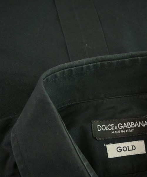DOLCE&GABBANA（ドルチェアンドガッバーナ）カジュアルシャツ 黒 サイズ:40(L位) メンズ/2200622267050