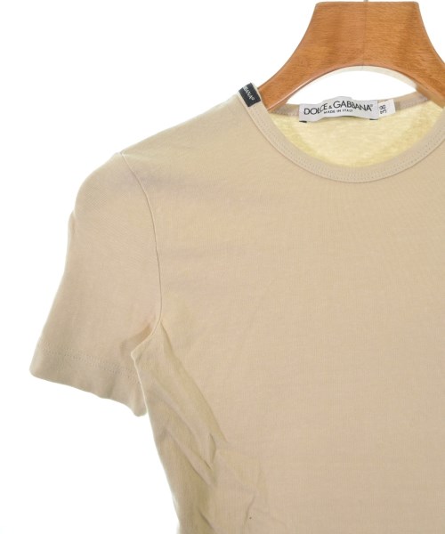 DOLCE&GABBANA（ドルチェアンドガッバーナ）Tシャツ・カットソー ベージュ サイズ:38(S位) レディース/2200623029022