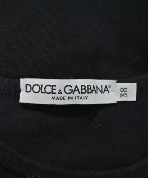 DOLCE&GABBANA（ドルチェアンドガッバーナ）Tシャツ・カットソー 黒 サイズ:38(S位) レディース/2200623029039