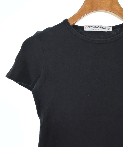 DOLCE&GABBANA（ドルチェアンドガッバーナ）Tシャツ・カットソー 黒 サイズ:38(S位) レディース/2200623029039