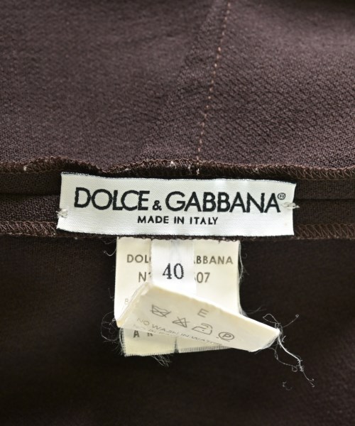 DOLCE&GABBANA（ドルチェアンドガッバーナ）ワンピース 茶 サイズ:40(M位) レディース/2200614295016
