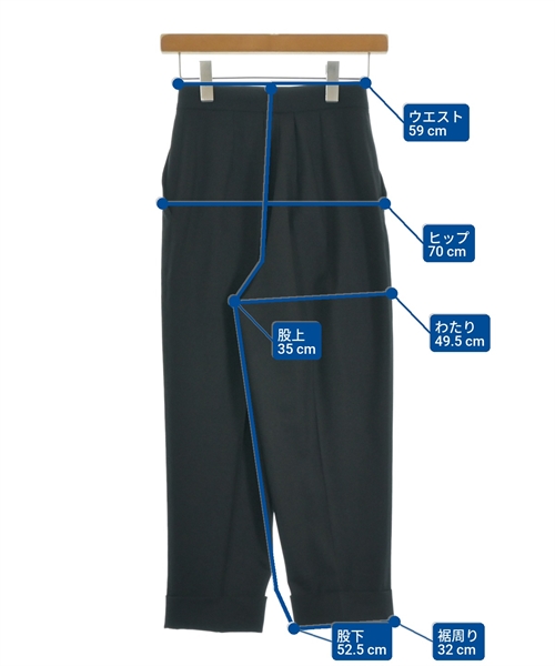 DOLCE&GABBANA（ドルチェアンドガッバーナ）スラックス 黒 サイズ:38(S位) レディース/2200620976060