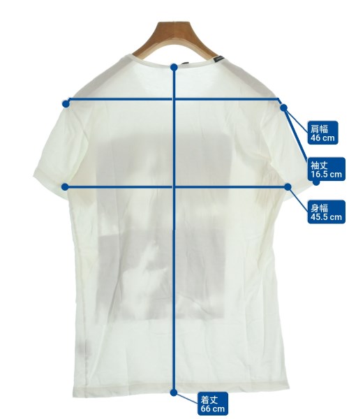 DOLCE&GABBANA（ドルチェアンドガッバーナ）Tシャツ・カットソー 白 サイズ:44(S位) メンズ/2200619108076