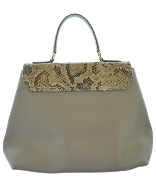 DOLCE&GABBANA（ドルチェアンドガッバーナ）ハンドバッグ グレー サイズ:- レディース/2200611712585