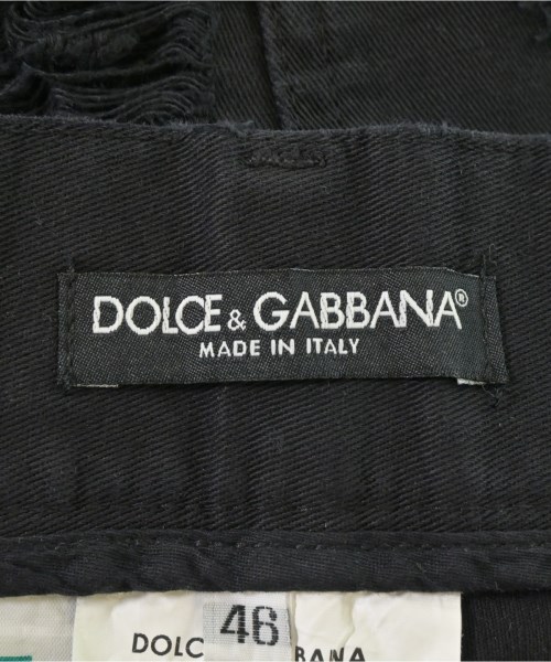 DOLCE&GABBANA（ドルチェアンドガッバーナ）デニムパンツ 黒 サイズ:46(M位) メンズ/2200625285037