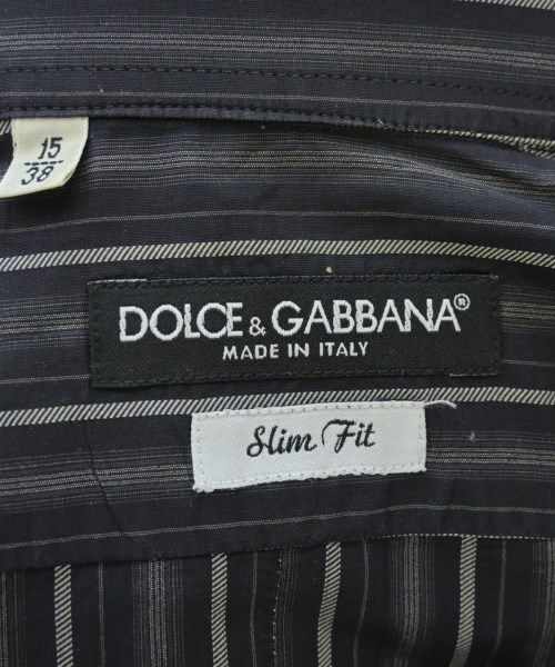 DOLCE&GABBANA（ドルチェアンドガッバーナ）カジュアルシャツ 黒 サイズ:38(S位) メンズ/2200625285105