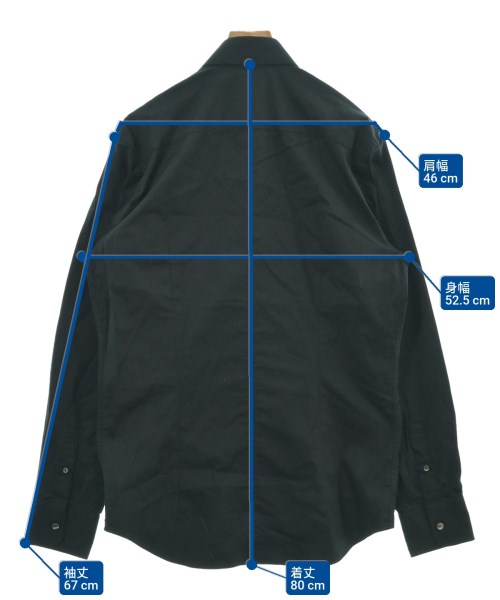 DOLCE&GABBANA（ドルチェアンドガッバーナ）カジュアルシャツ 黒 サイズ:42(XXL位) メンズ/2200625881031