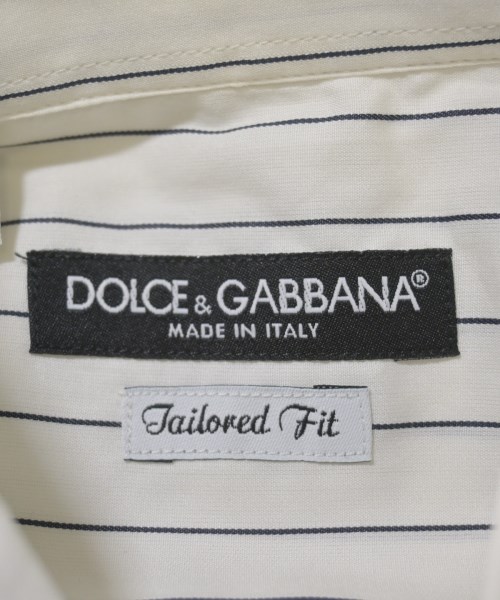 DOLCE&GABBANA（ドルチェアンドガッバーナ）カジュアルシャツ 白 サイズ:37(XS位) メンズ/2200629073036