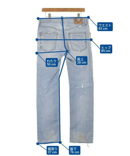 DOLCE&GABBANA（ドルチェアンドガッバーナ）デニムパンツ 青 サイズ:46(M位) メンズ/2200630664032