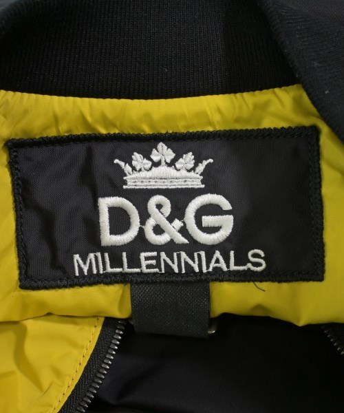 DOLCE&GABBANA（ドルチェアンドガッバーナ）ミリタリーブルゾン 黒 サイズ:44(S位) メンズ/2200614045444