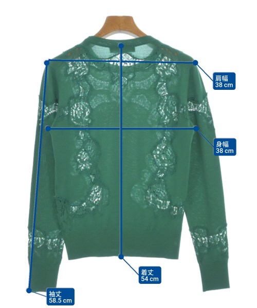 DOLCE&GABBANA（ドルチェアンドガッバーナ）ニット・セーター 緑 サイズ:38(S位) レディース/2200628213518
