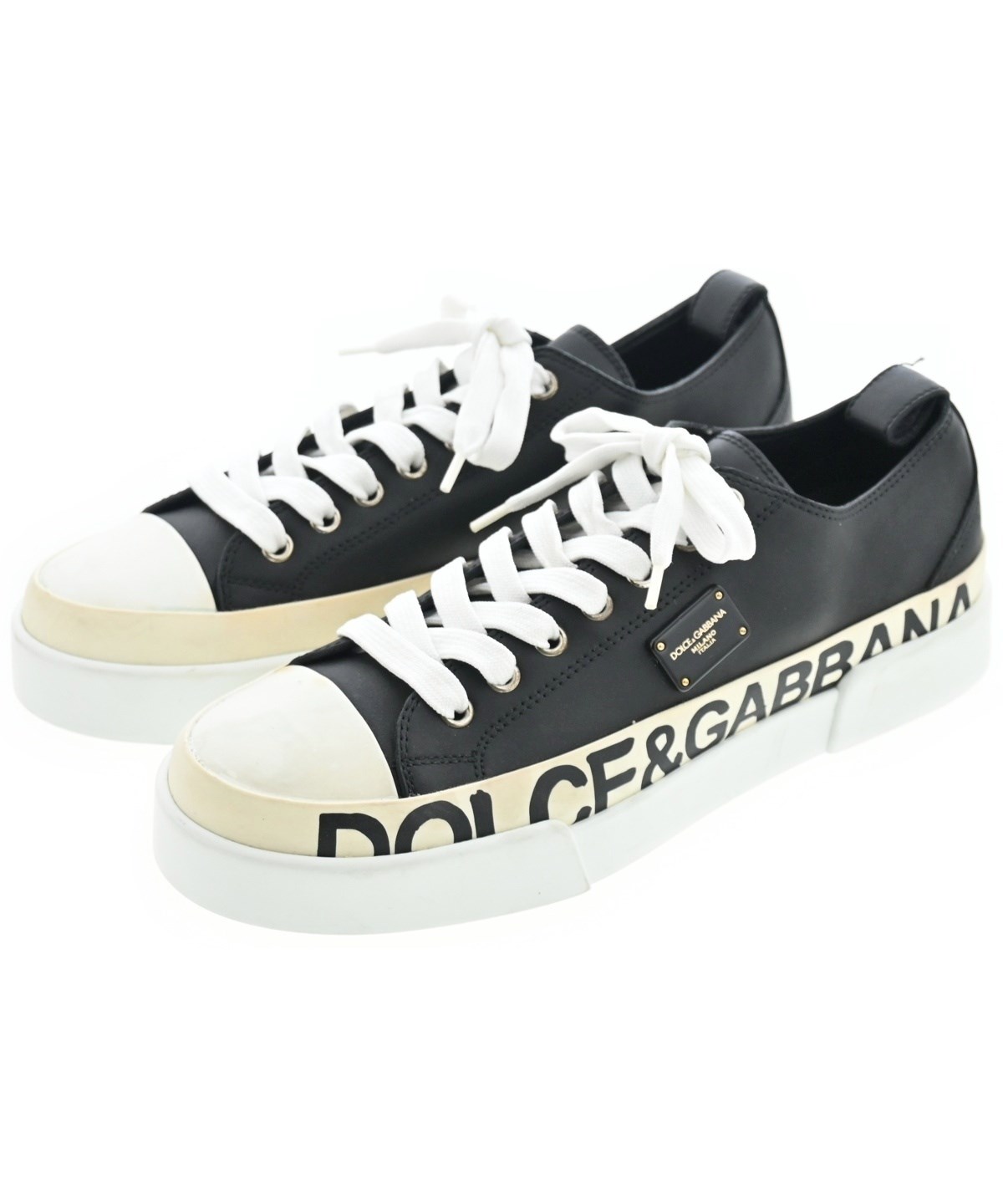 DOLCE&GABBANA（ドルチェアンドガッバーナ）スニーカー 黒 サイズ:EU39