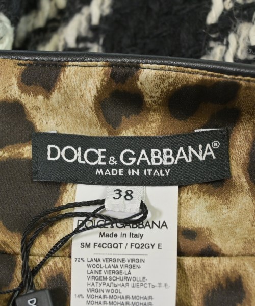 DOLCE&GABBANA（ドルチェアンドガッバーナ）ミニスカート 黒 サイズ:38(S位) レディース/2200607856347