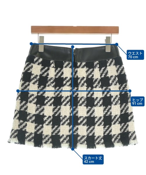 DOLCE&GABBANA（ドルチェアンドガッバーナ）ミニスカート 黒 サイズ:38(S位) レディース/2200607856347