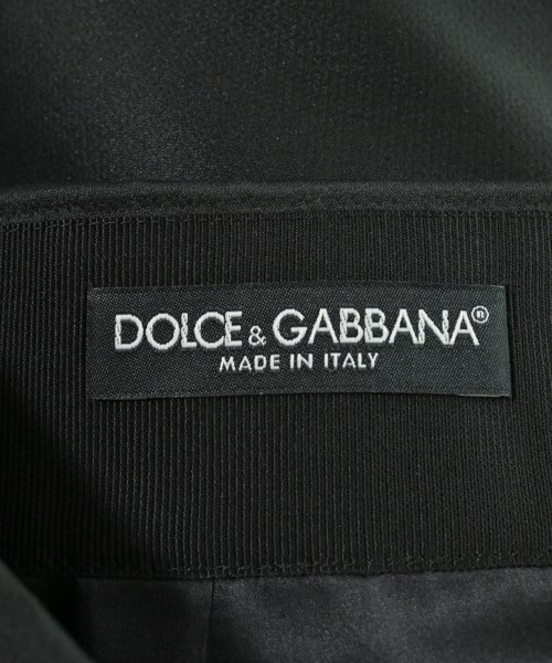 DOLCE&GABBANA（ドルチェアンドガッバーナ）ひざ丈スカート 黒 サイズ:38(S位) レディース/2200611136015