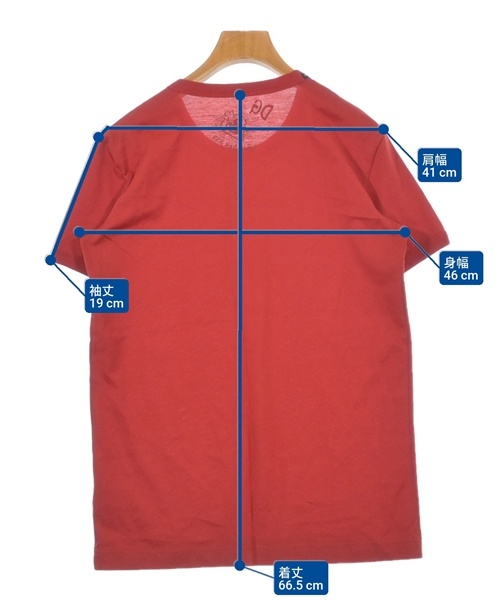 DOLCE&GABBANA（ドルチェアンドガッバーナ）Tシャツ・カットソー 赤 サイズ:40(M位) レディース/2200603943171