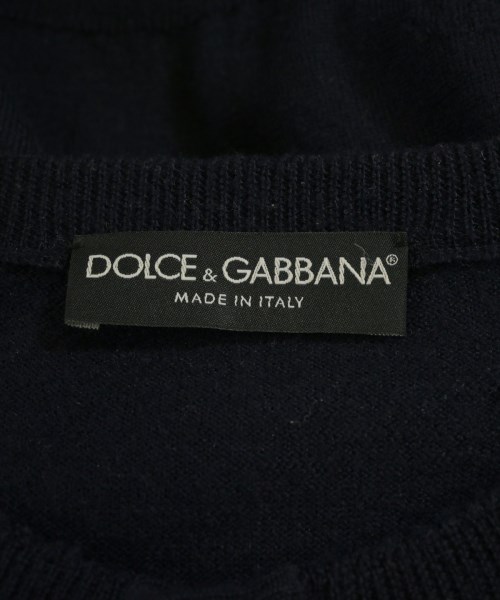 DOLCE&GABBANA（ドルチェアンドガッバーナ）ニット・セーター 紺 サイズ:48(L位) メンズ/2200612432093