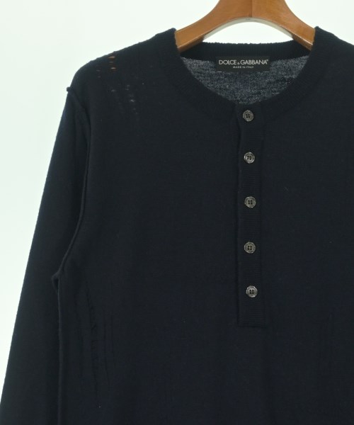 DOLCE&GABBANA（ドルチェアンドガッバーナ）ニット・セーター 紺 サイズ:48(L位) メンズ/2200612432093