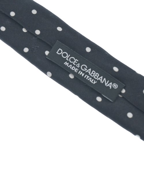 DOLCE&GABBANA（ドルチェアンドガッバーナ）ネクタイ 黒 サイズ:- メンズ/2200610355578