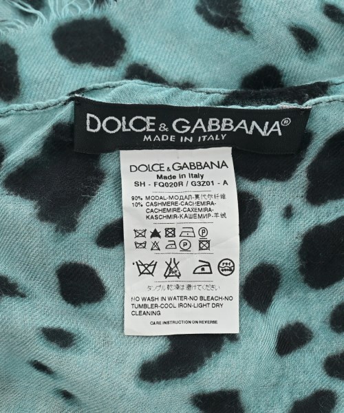 DOLCE&GABBANA（ドルチェアンドガッバーナ）ストール 青 サイズ:- レディース/2200613182027