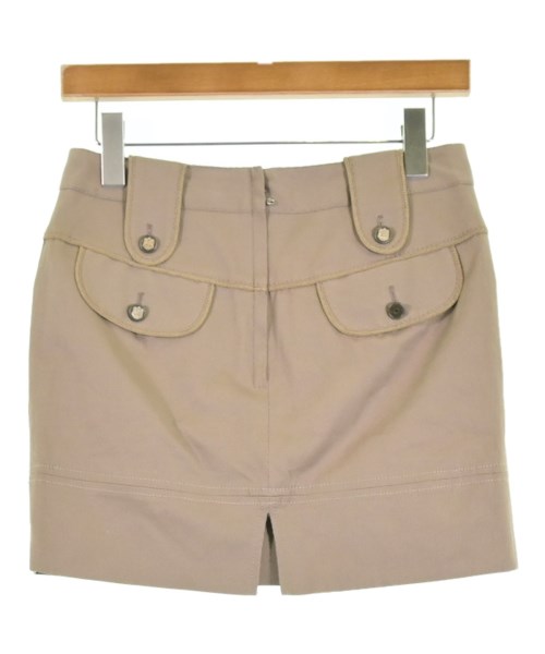 DOLCE&GABBANA（ドルチェアンドガッバーナ）ミニスカート 茶 サイズ:38(S位) レディース/2200614158113