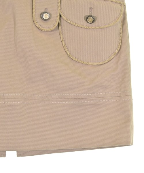 DOLCE&GABBANA（ドルチェアンドガッバーナ）ミニスカート 茶 サイズ:38(S位) レディース/2200614158113