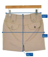 DOLCE&GABBANA（ドルチェアンドガッバーナ）ミニスカート 茶 サイズ:38(S位) レディース/2200614158113