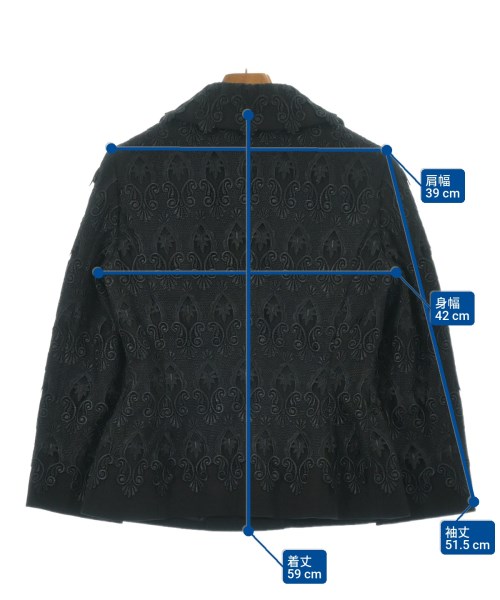 DOLCE&GABBANA（ドルチェアンドガッバーナ）カジュアルジャケット 黒 サイズ:40(M位) レディース/2200615142043