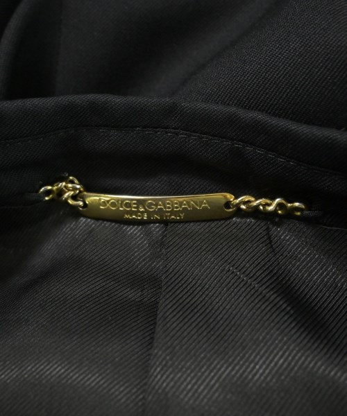 DOLCE&GABBANA（ドルチェアンドガッバーナ）テーラードジャケット 黒 サイズ:46(M位) メンズ/2200615402017
