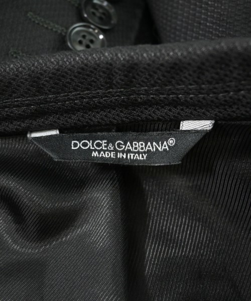 DOLCE&GABBANA（ドルチェアンドガッバーナ）テーラードジャケット 黒 サイズ:50(XL位) メンズ/2200615402031