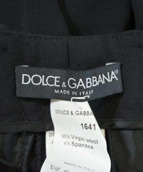 DOLCE&GABBANA（ドルチェアンドガッバーナ）スラックス 黒 サイズ:38(S位) レディース/2200613420051