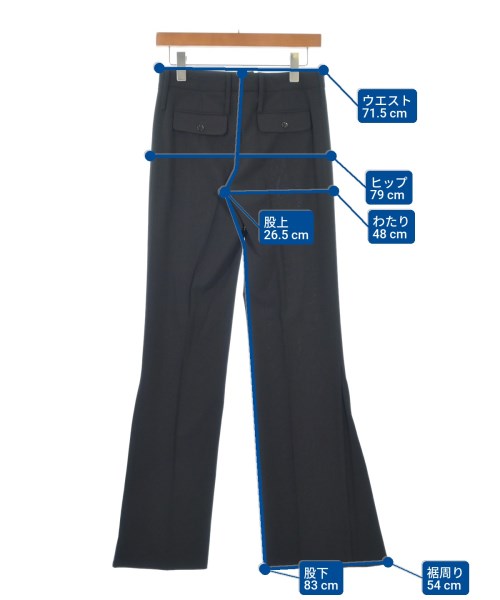 DOLCE&GABBANA（ドルチェアンドガッバーナ）スラックス 黒 サイズ:38(S位) レディース/2200613420051