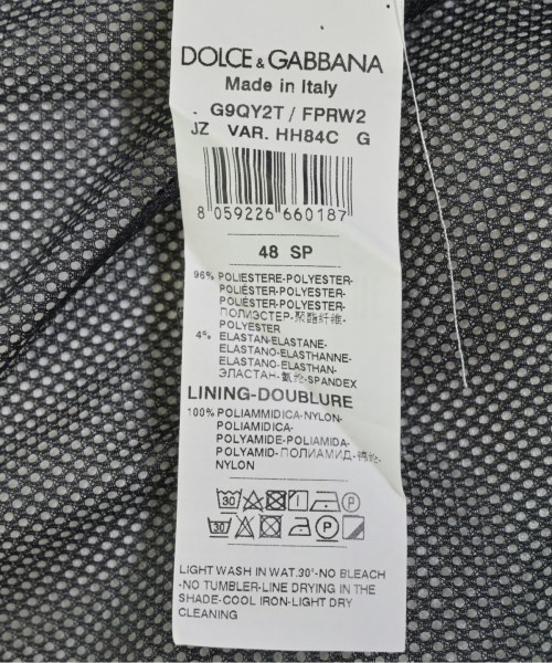 DOLCE&GABBANA（ドルチェアンドガッバーナ）その他 黒 サイズ:48(L位) メンズ/2200615746043