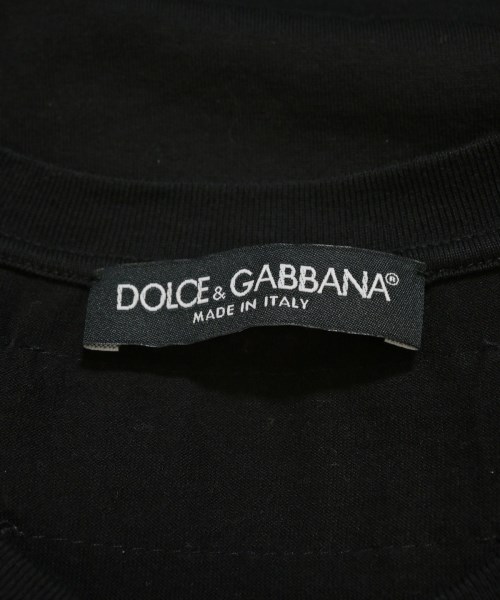 DOLCE&GABBANA（ドルチェアンドガッバーナ）Tシャツ・カットソー 黒 サイズ:38(S位) レディース/2200616713105