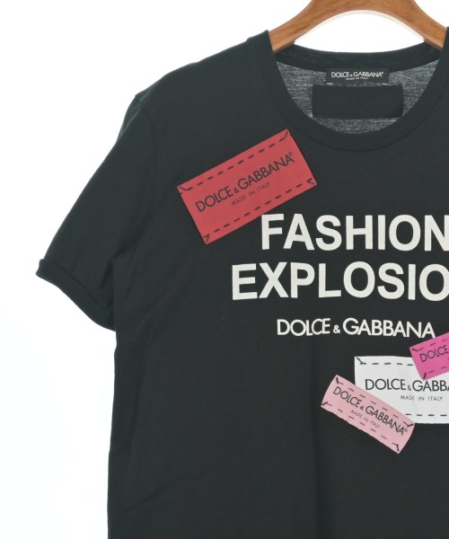 DOLCE&GABBANA（ドルチェアンドガッバーナ）Tシャツ・カットソー 黒 サイズ:38(S位) レディース/2200616713105
