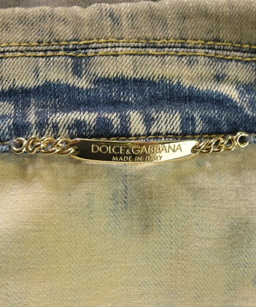 DOLCE&GABBANA（ドルチェアンドガッバーナ）デニムジャケット グレー サイズ:46(M位) メンズ/2200618444076
