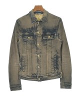 DOLCE&GABBANA（ドルチェアンドガッバーナ）デニムジャケット グレー サイズ:46(M位) メンズ/2200618444076
