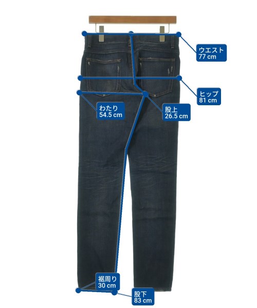DOLCE&GABBANA（ドルチェアンドガッバーナ）デニムパンツ 紺 サイズ:44(S位) メンズ/2200619452056