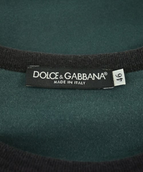 DOLCE&GABBANA（ドルチェアンドガッバーナ）Tシャツ・カットソー 緑 サイズ:46(M位) メンズ/2200619805043