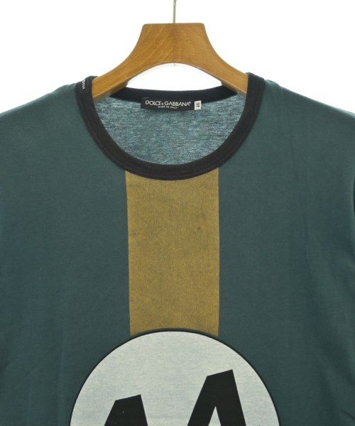 DOLCE&GABBANA（ドルチェアンドガッバーナ）Tシャツ・カットソー 緑 サイズ:46(M位) メンズ/2200619805043
