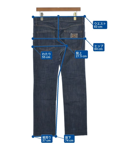 DOLCE&GABBANA（ドルチェアンドガッバーナ）デニムパンツ 紺 サイズ:44(S位) メンズ/2200619861063